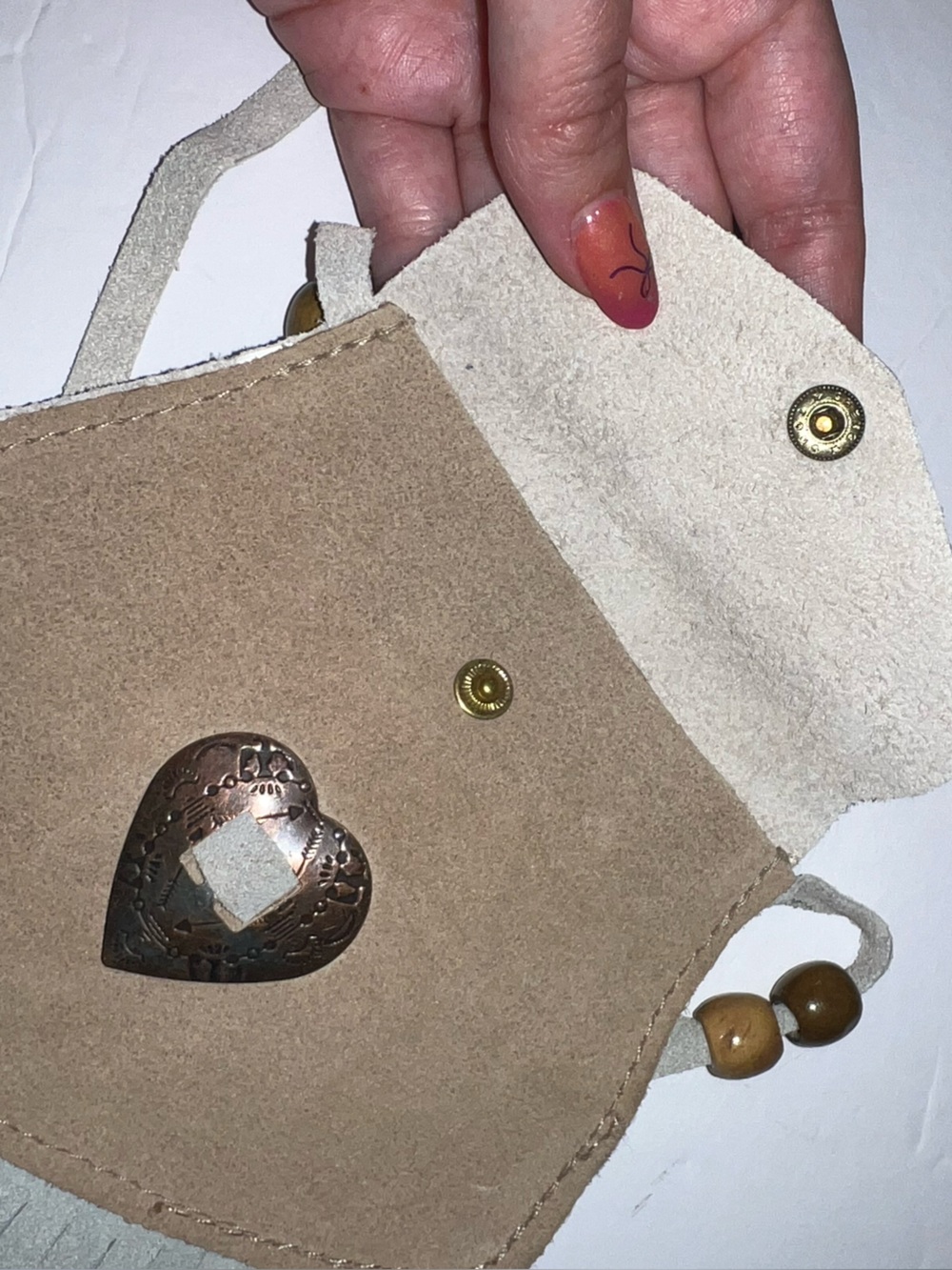 Vintage Suede Concho Mini Bag - Picture 4 of 7